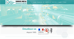 Desktop Screenshot of doudoux-boulonnerie-speciale.com