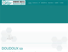 Tablet Screenshot of doudoux-boulonnerie-speciale.com